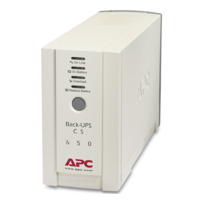 APC Back-UPS, 650VA, Tower, 230V, 4 IEC C13 Outlets , User Replaceable Battery - 1
