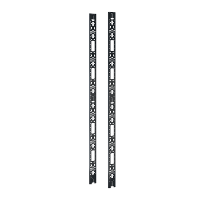 APC NetShelter Cable Management, Vertical Cable Manager, for NetShelter SX 42U, Set of 2, Black, 117 x 1930 x 130 mm - 1
