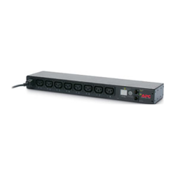 APC NetShelter Switched Rack PDU, 1U, 1PH, 2.3kW 230V 10A or 2.5kW 208V 12A, 8 C13 outlets, C14 cord - 1