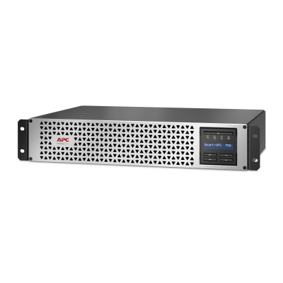 APC Smart-UPS, Line Interactive, 750VA, Lithium-ion, Rack/Tower, 2U, 230V, 6x IEC C13 outlets, SmartConnect Port+SmartSlot, Short Depth, AVR, LCD - 1