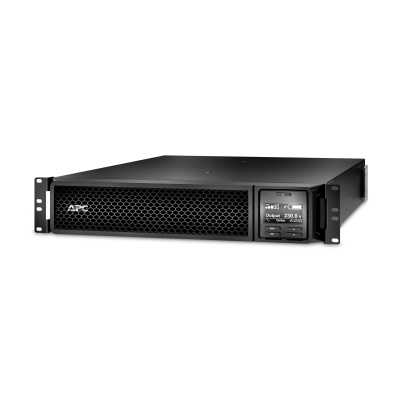 APC Smart-UPS On-Line, 3kVA, Rackmount 2U, 230V, 8x C13+2x C19 IEC outlets, Network Card, Extended runtime, W/ rail kit - 1